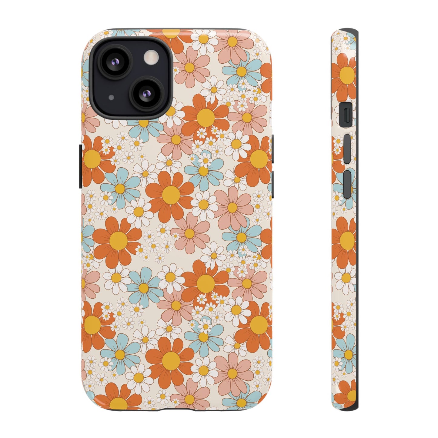 Vintage Retro Daisy Floral Phone Case