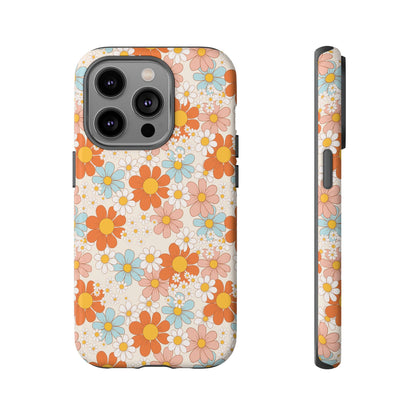 Vintage Retro Daisy Floral Phone Case