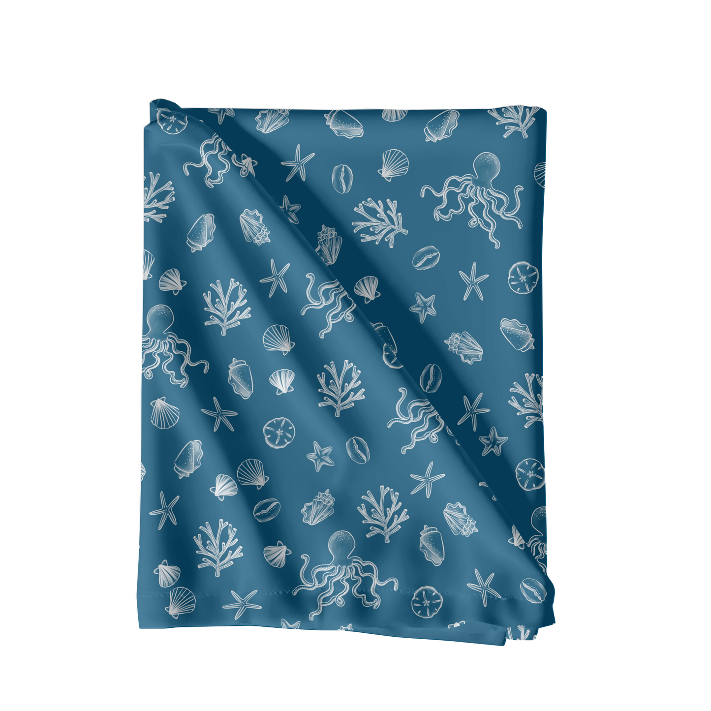 Navy Nautical Coastal Toile