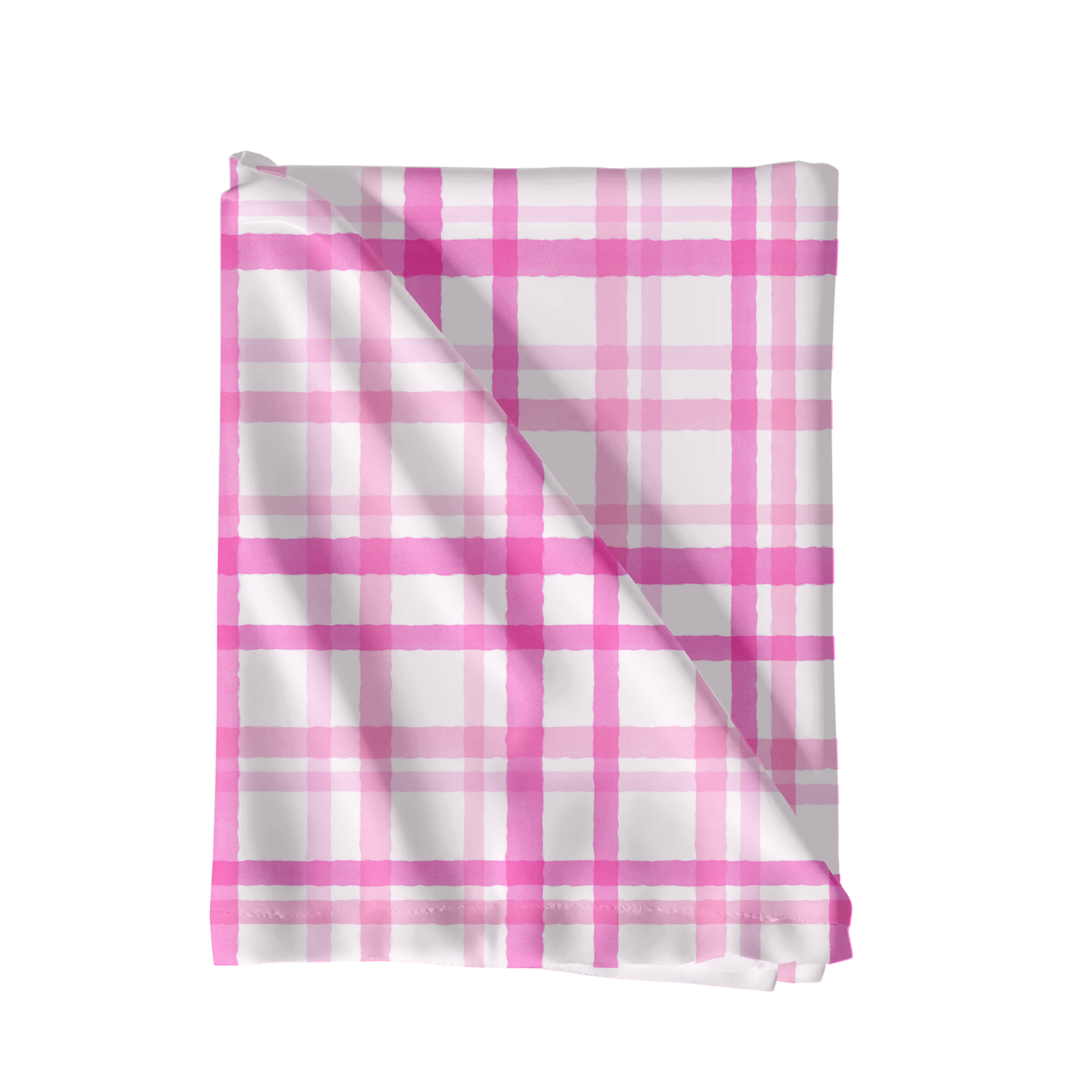 Pink Watercolor Plaid