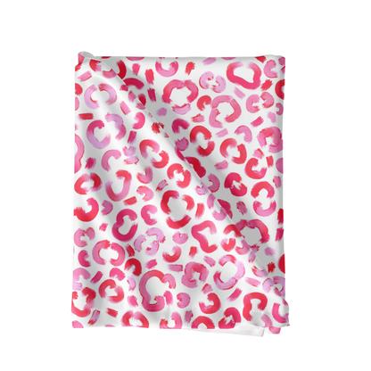 Bright pink and red Cheetah Pattern