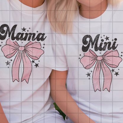 Mom mini Bow PNG Design Download