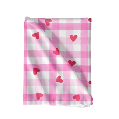 Valentine Gingham hearts