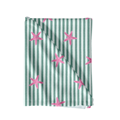 Bright Starfish Stripe