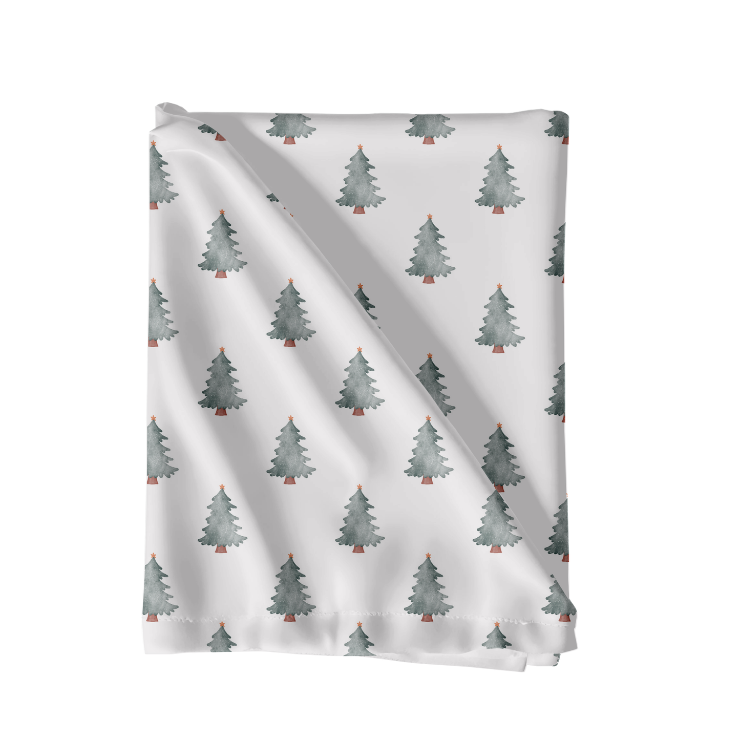 Watercolor Christmas Trees Pattern