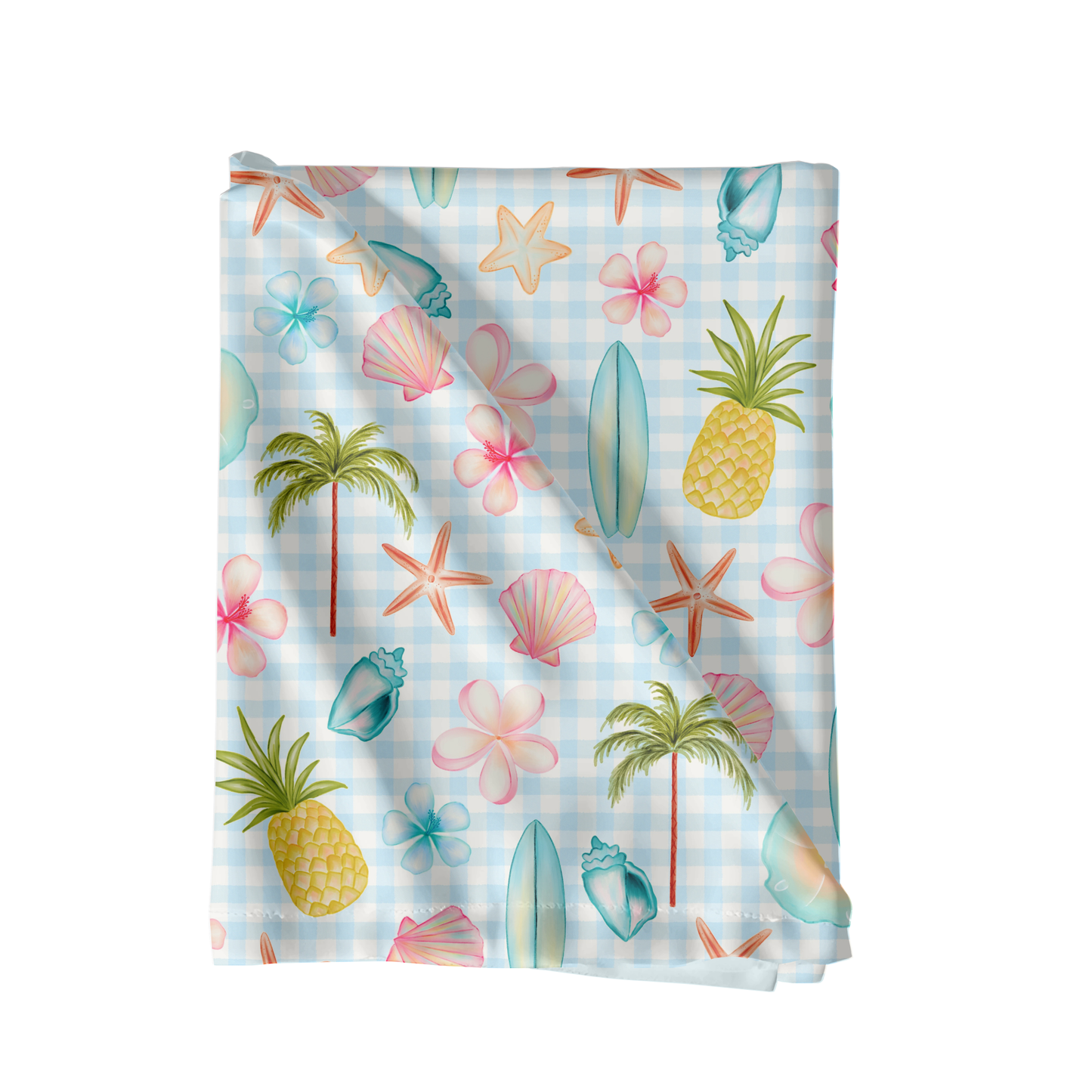 Tropical Gingham Summer