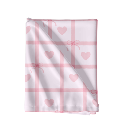 Valentine gingham hearts Pattern