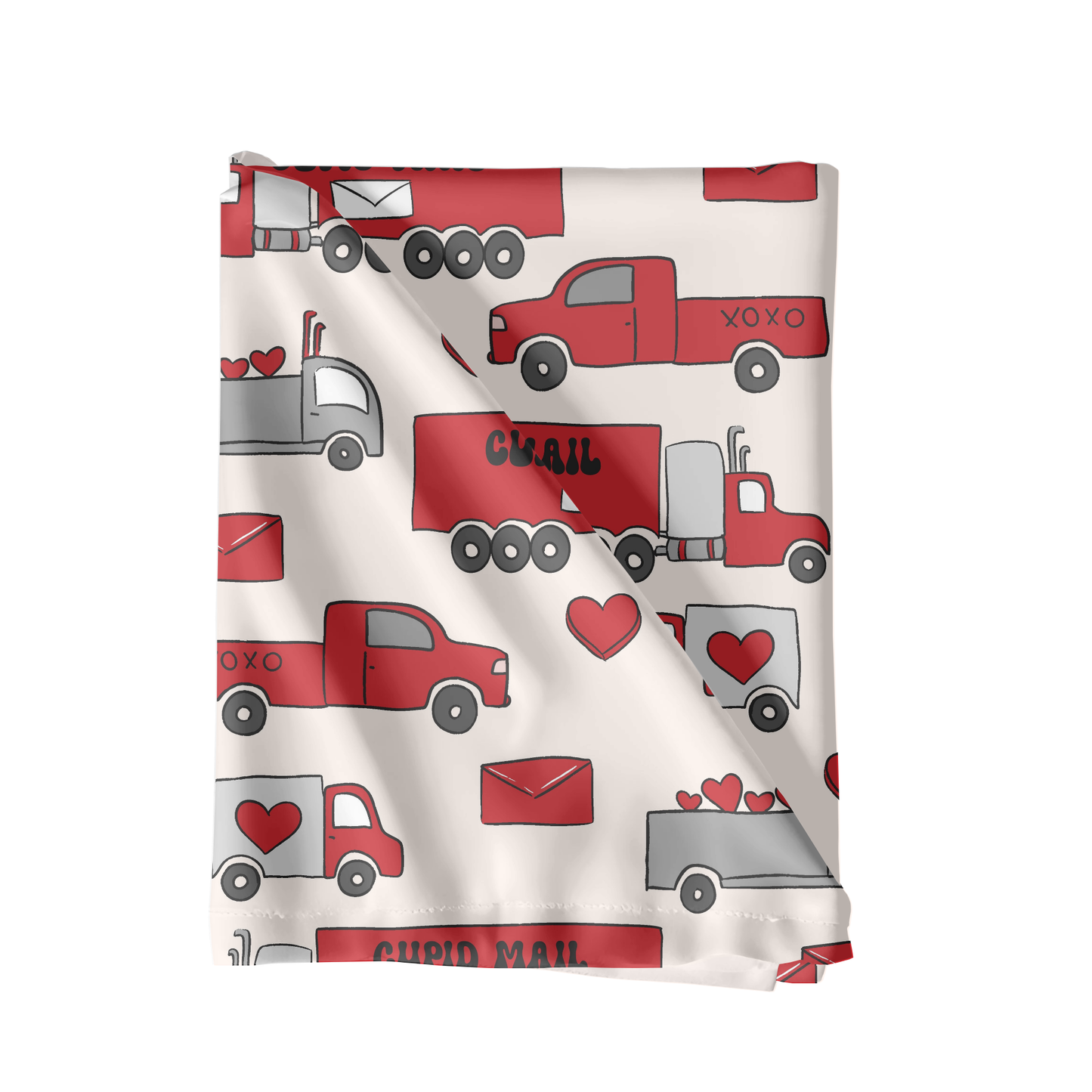 Valentine Love Trucks Pattern