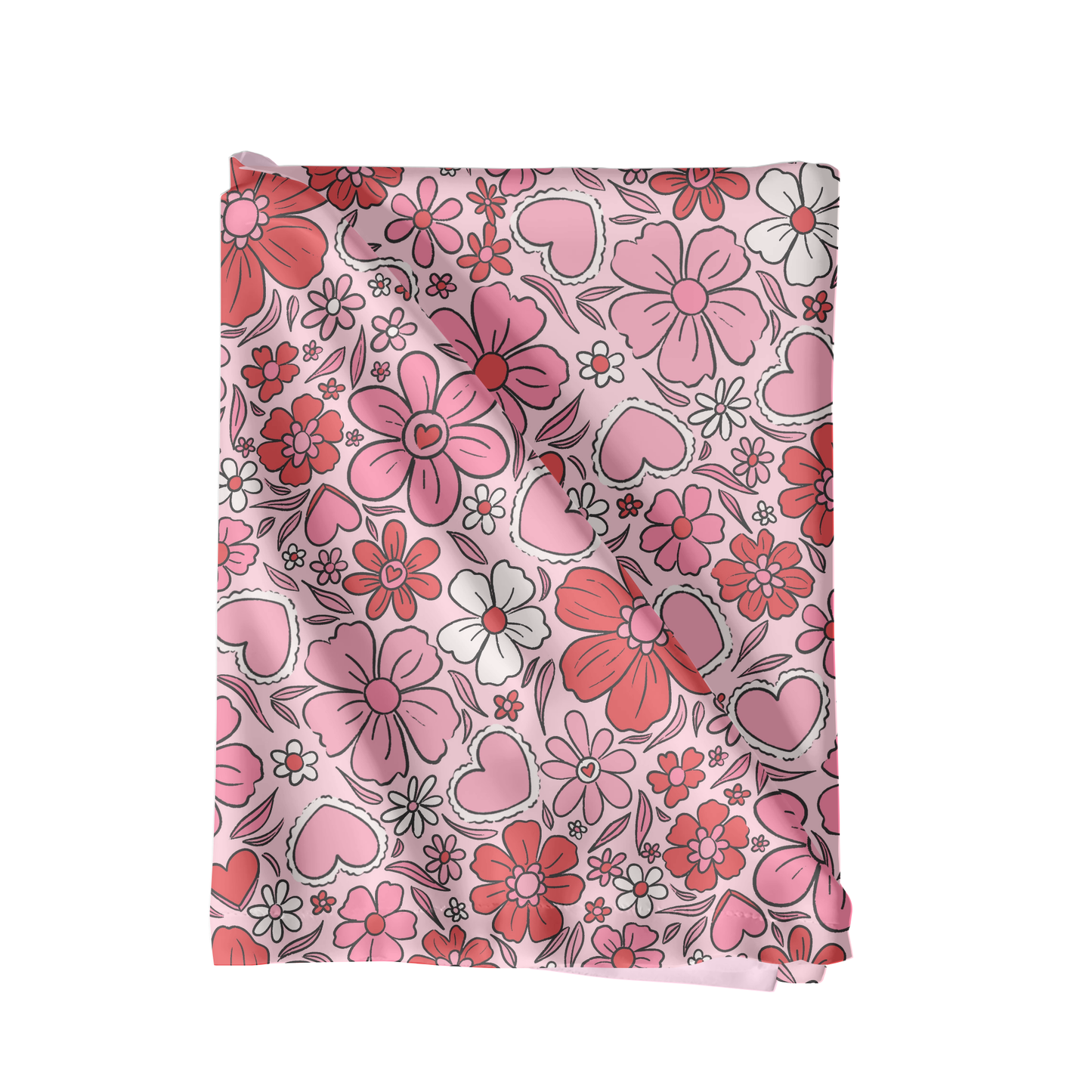 Valentine floral seamless pattern