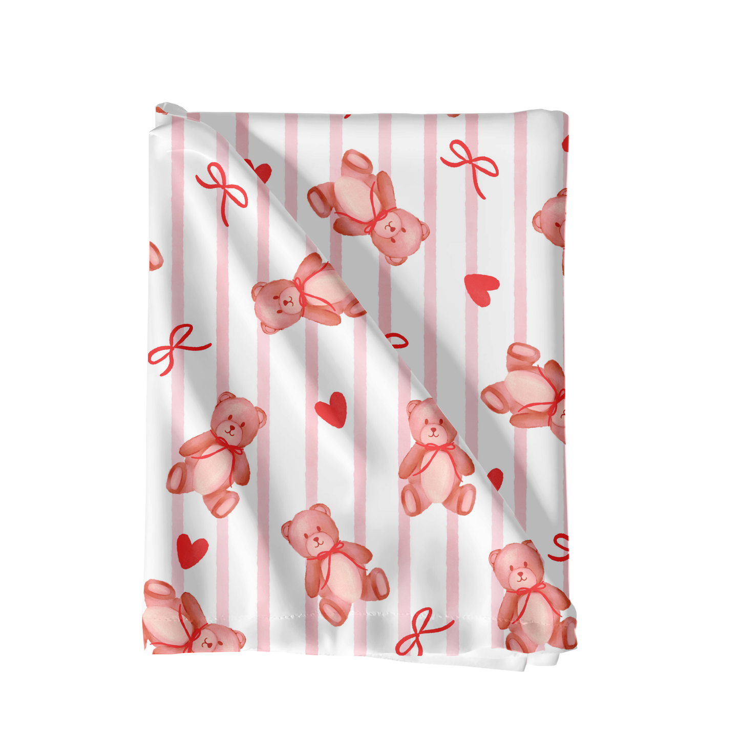 Preppy Watercolor Valentine Bears