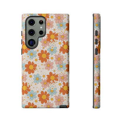 Vintage Retro Daisy Floral Phone Case