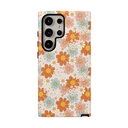 Vintage Retro Daisy Floral Phone Case