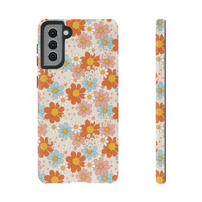 Vintage Retro Daisy Floral Phone Case