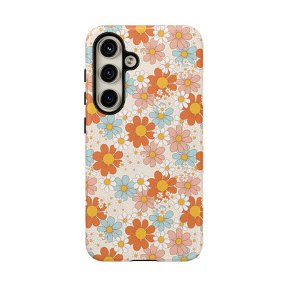 Vintage Retro Daisy Floral Phone Case