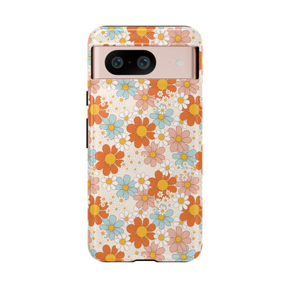 Vintage Retro Daisy Floral Phone Case