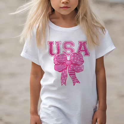 Girly Pink USA PNG Design