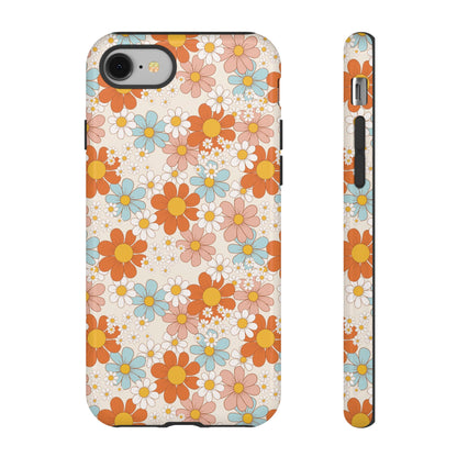 Vintage Retro Daisy Floral Phone Case