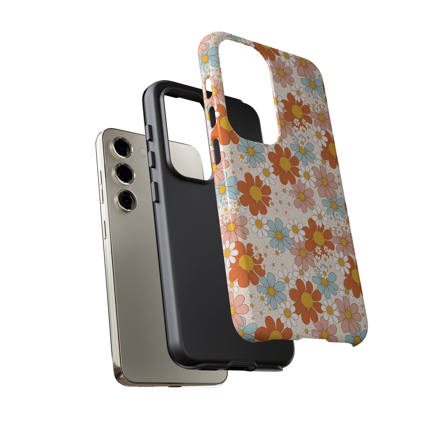 Vintage Retro Daisy Floral Phone Case