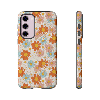 Vintage Retro Daisy Floral Phone Case