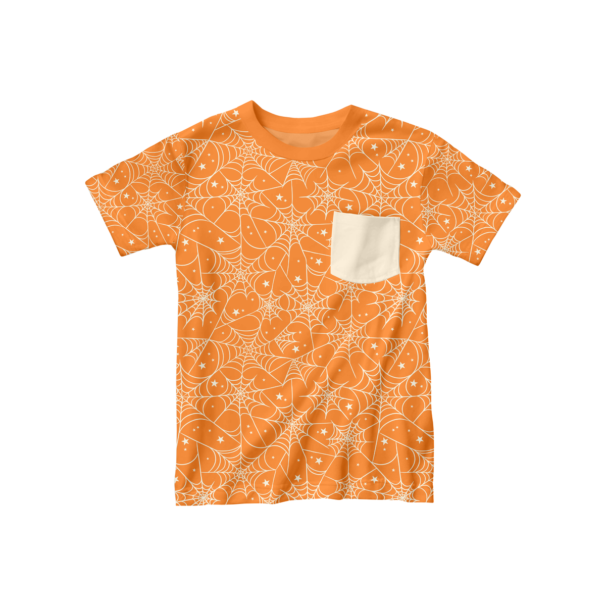 Bright Orange Spiderweb