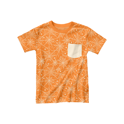 Bright Orange Spiderweb