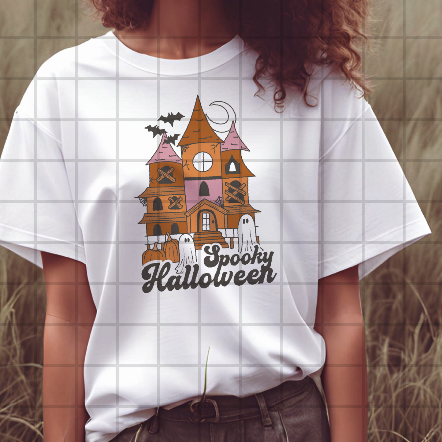 Girly Spooky Haunted House PNG