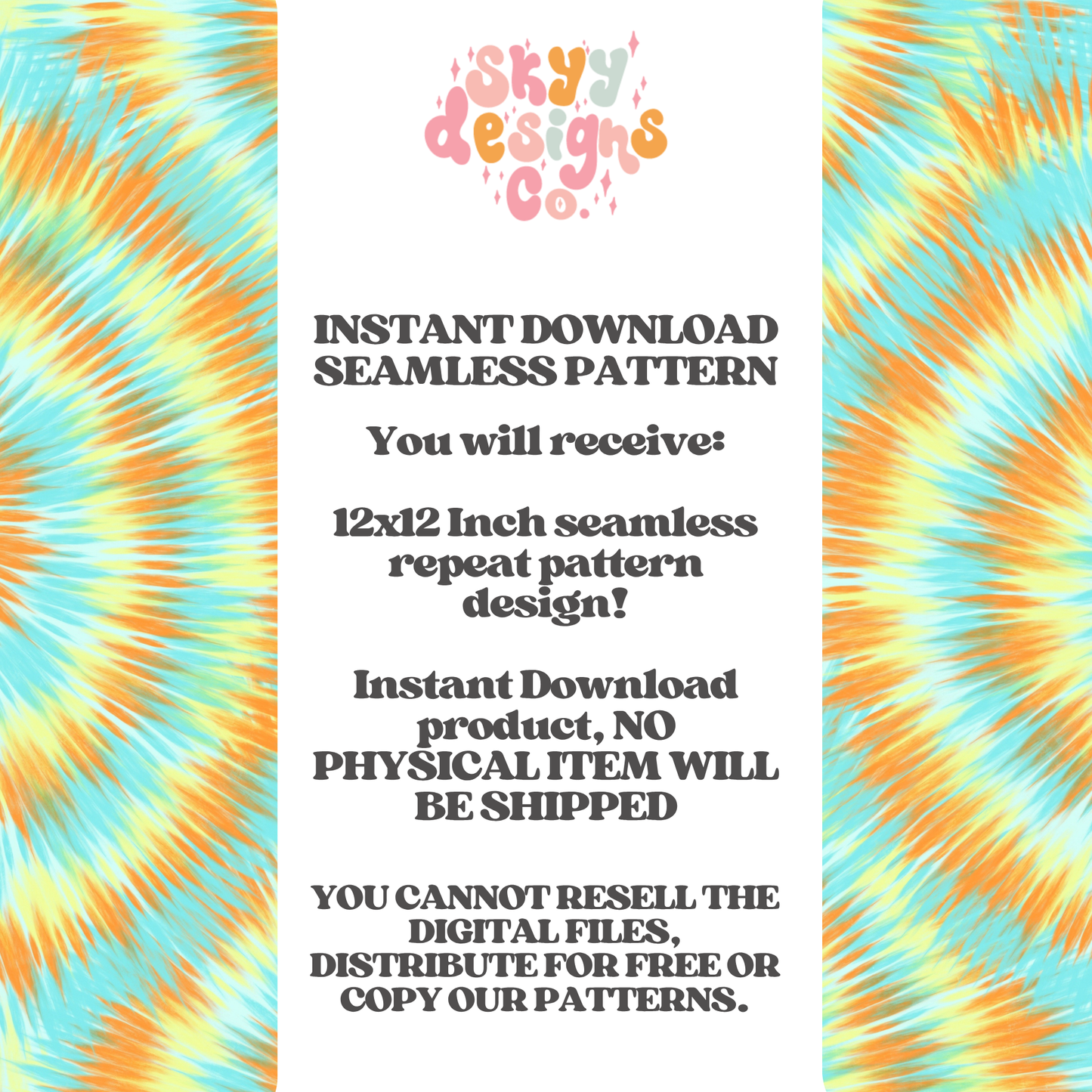 Bright Summer tie dye