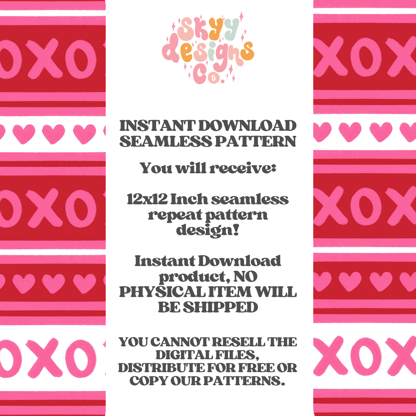 Valentine Love Stripes