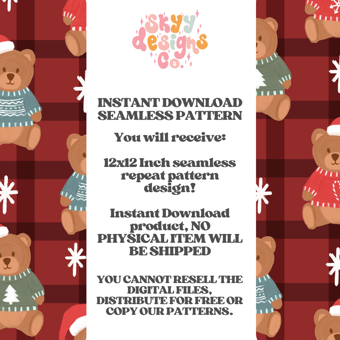 Winter Sweater Bears