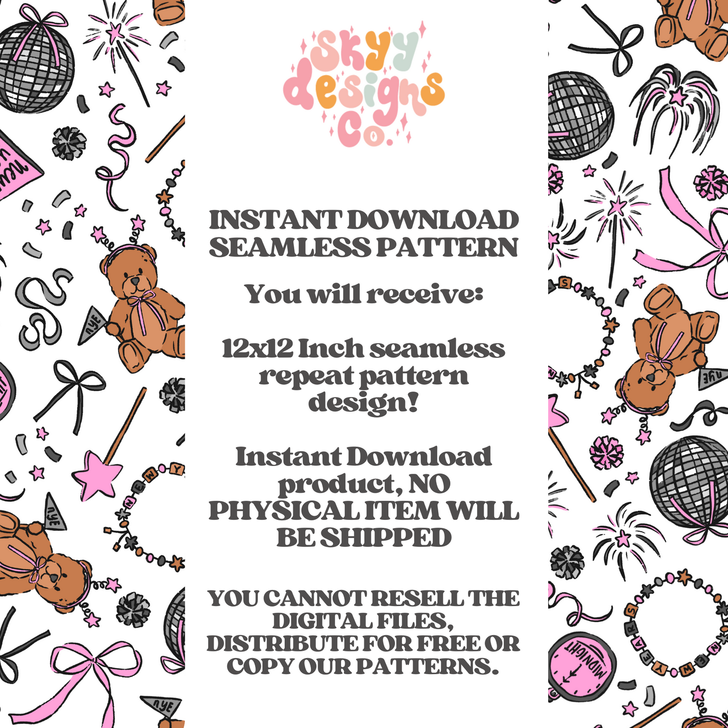 Preppy New Years Bears