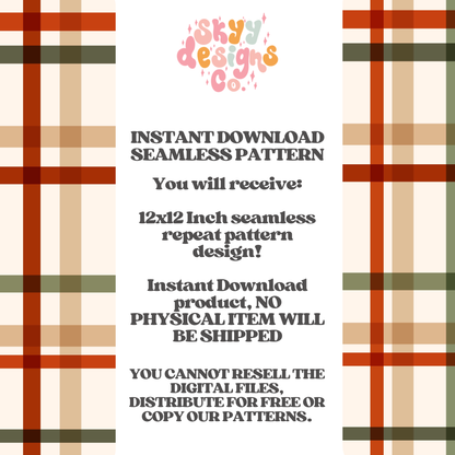 Traditional Christmas gingham