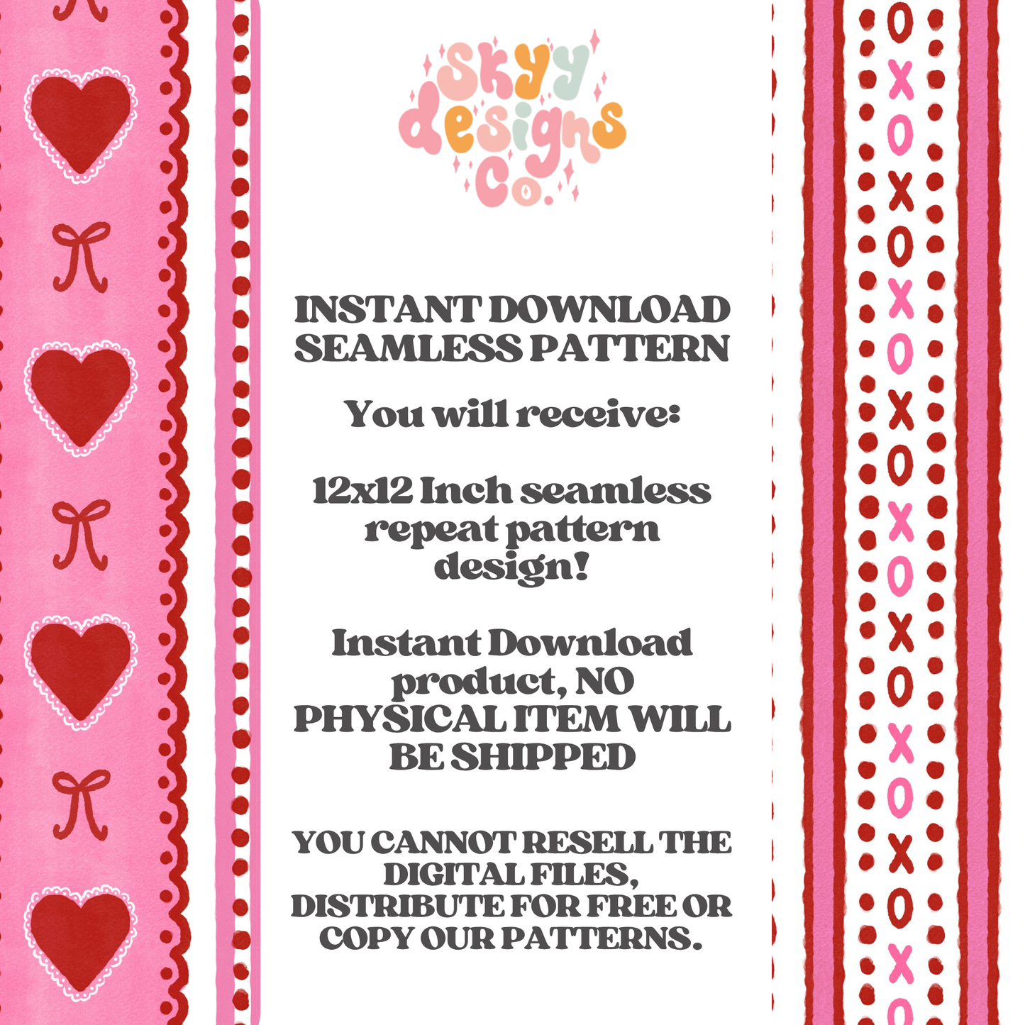 Preppy Valentine Stripe