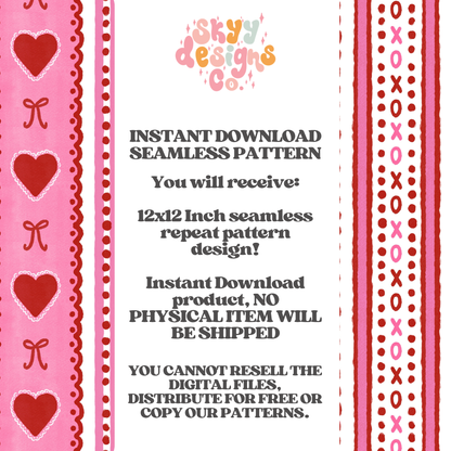 Preppy Valentine Stripe