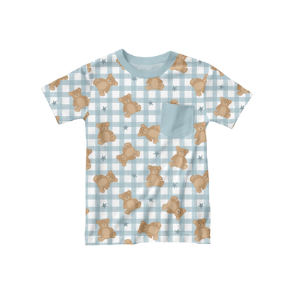 Gingham Watercolor Bears
