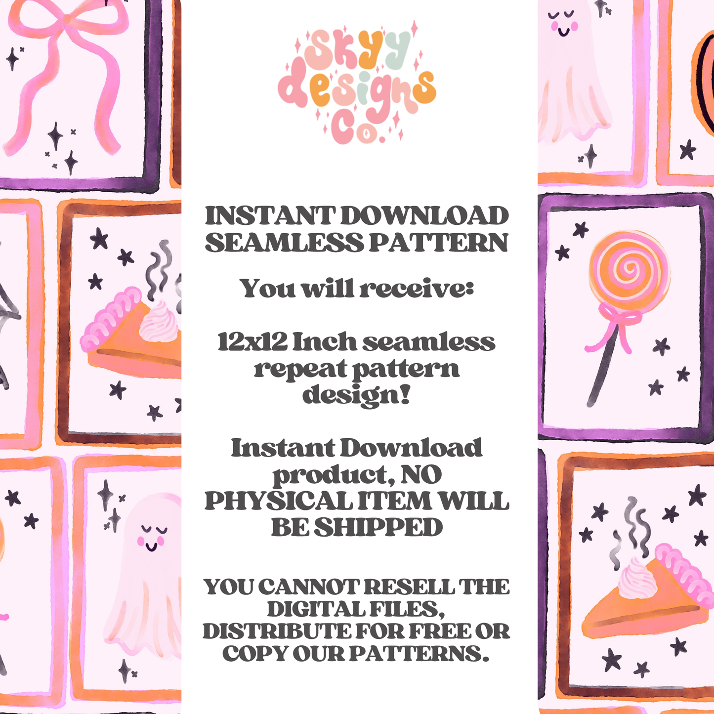 Watercolor Spooky Frames