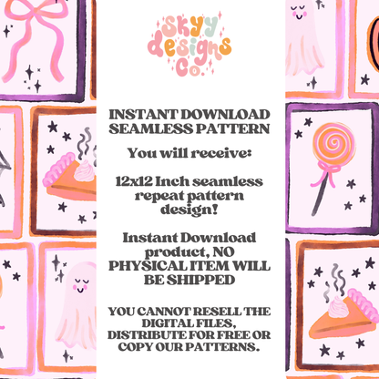 Watercolor Spooky Frames