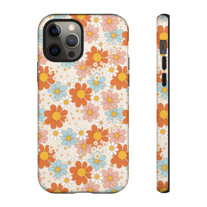 Vintage Retro Daisy Floral Phone Case