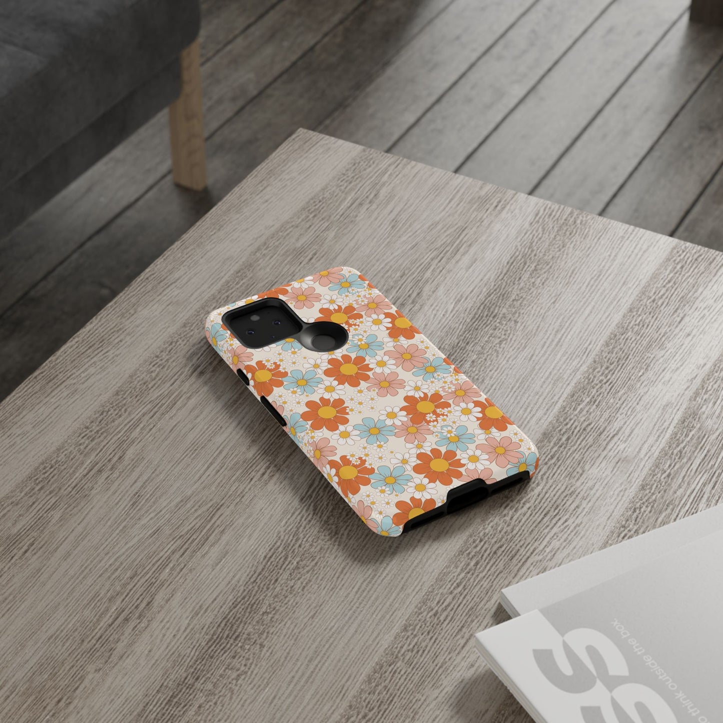 Vintage Retro Daisy Floral Phone Case