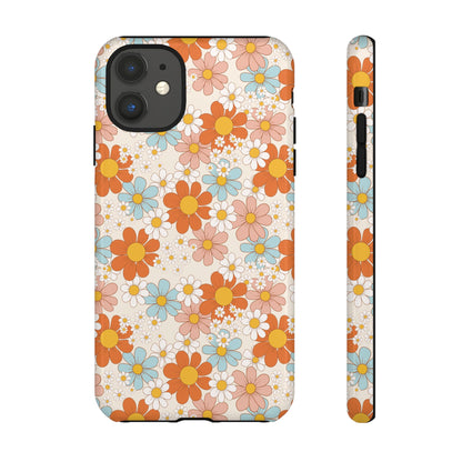 Vintage Retro Daisy Floral Phone Case