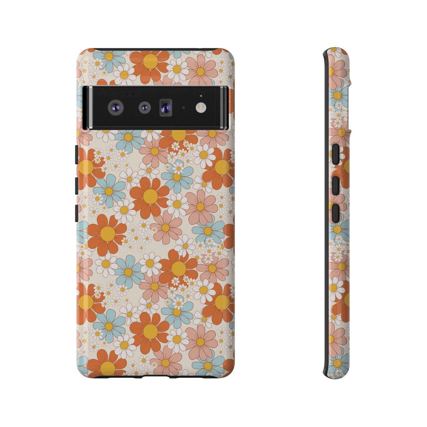 Vintage Retro Daisy Floral Phone Case