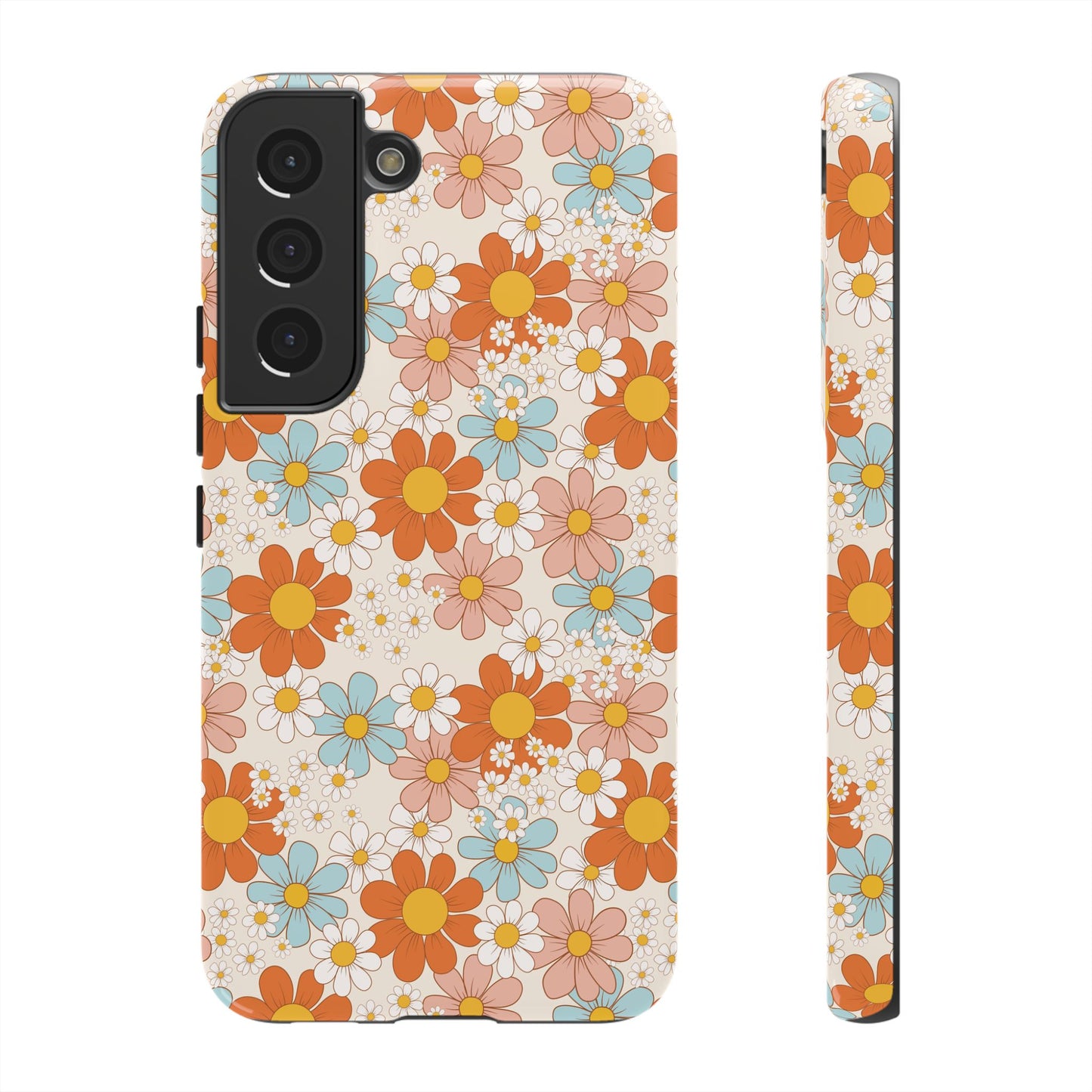 Vintage Retro Daisy Floral Phone Case