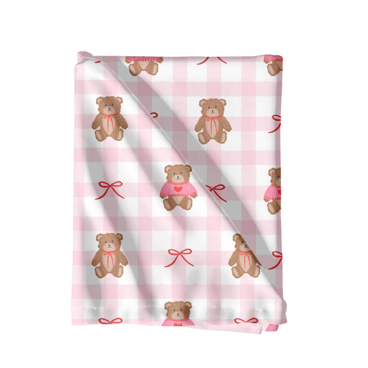 Gingham Valentine Bears
