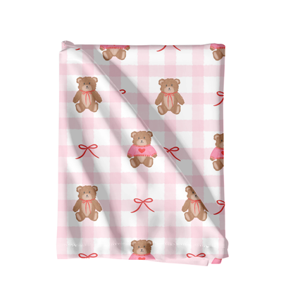 Gingham Valentine Bears