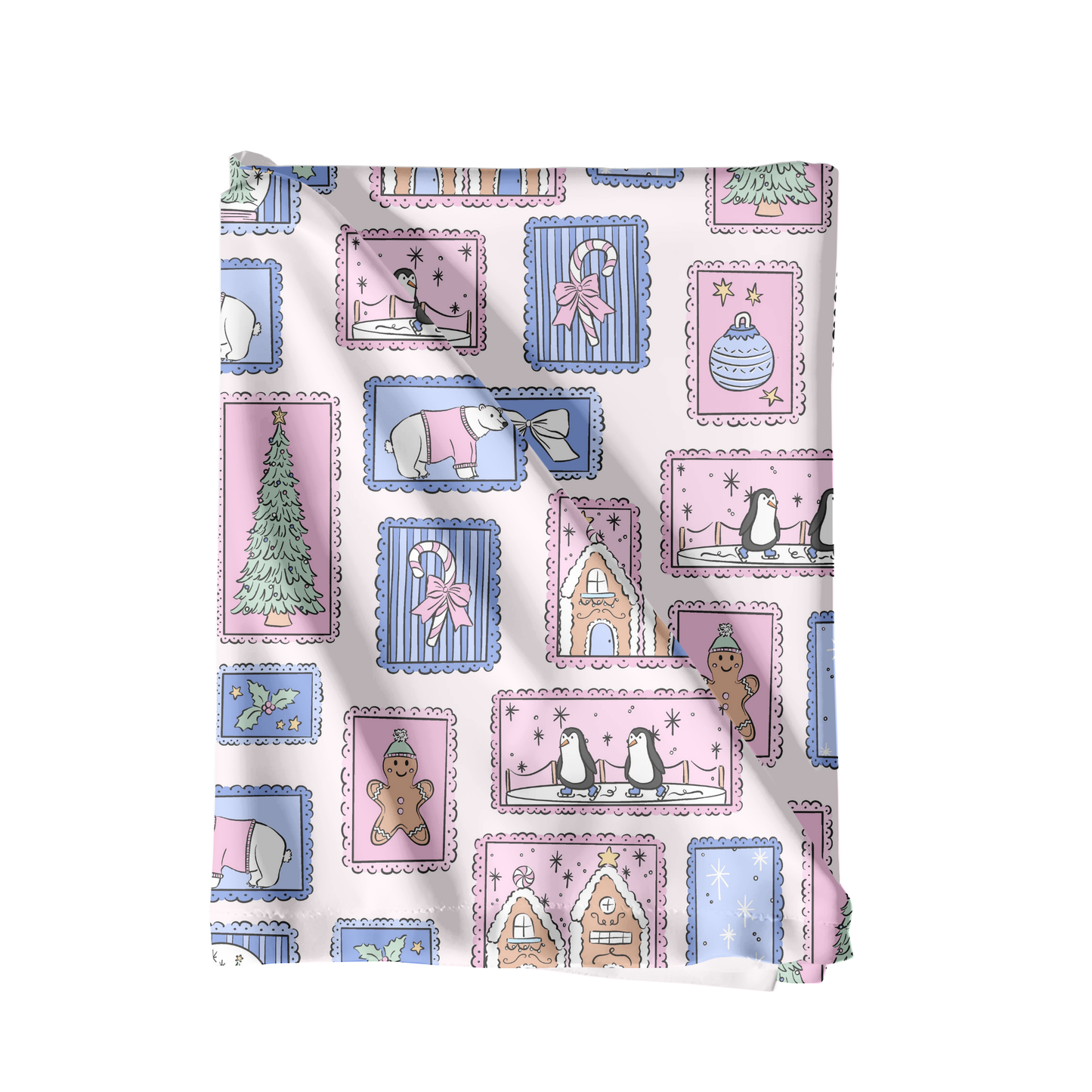 Pastel Winter Stamps