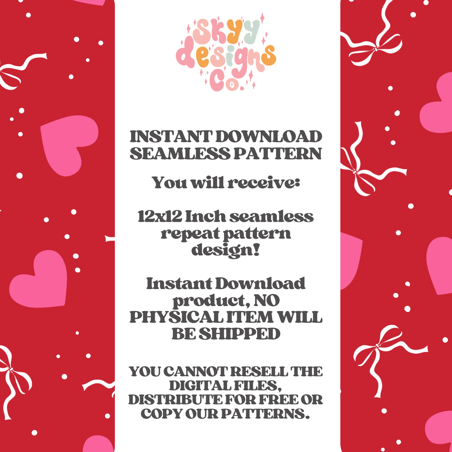 Valentine Hearts and Bows