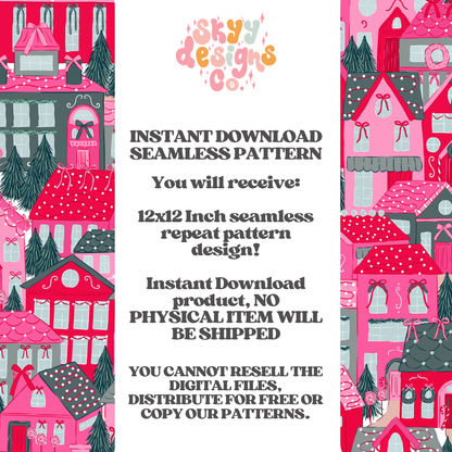 Preppy Christmas Village