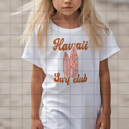 Girly Surf Club PNG Design