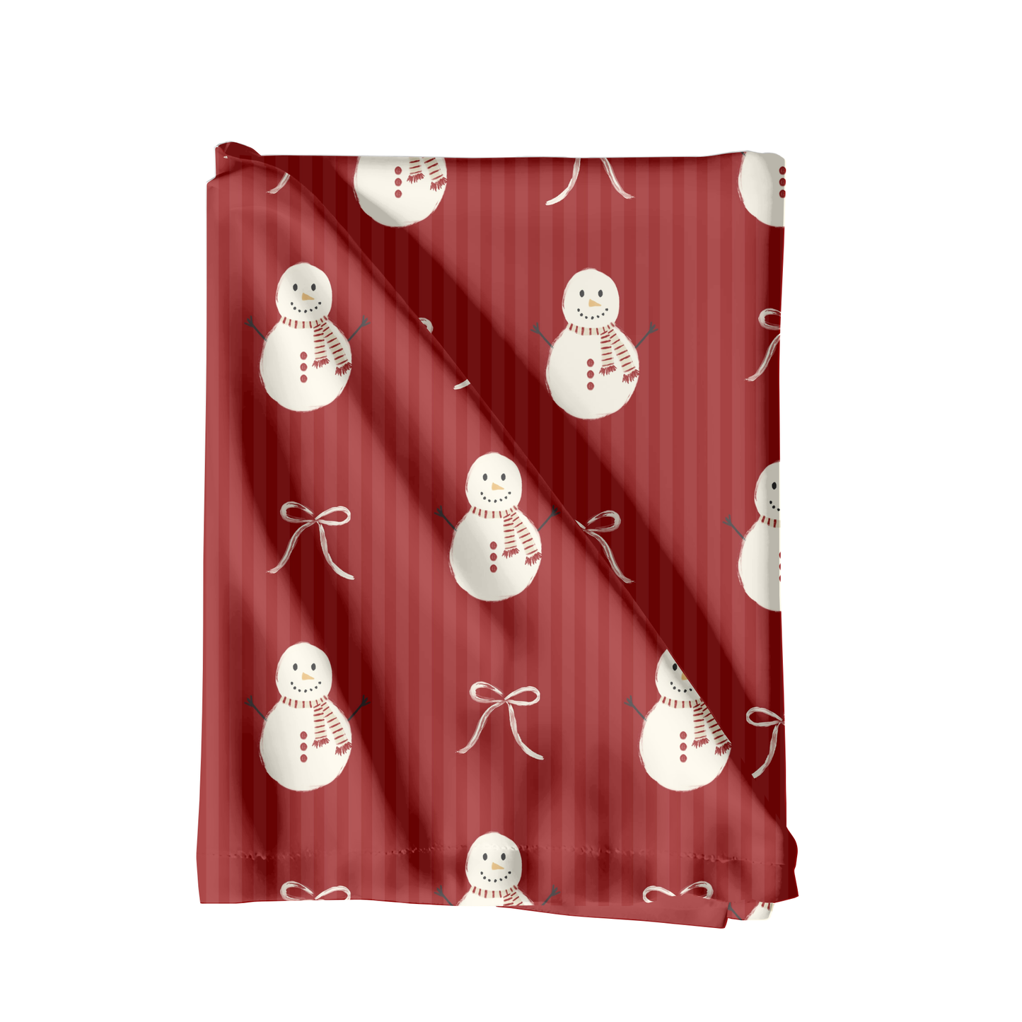 Holiday Snowman Bow
