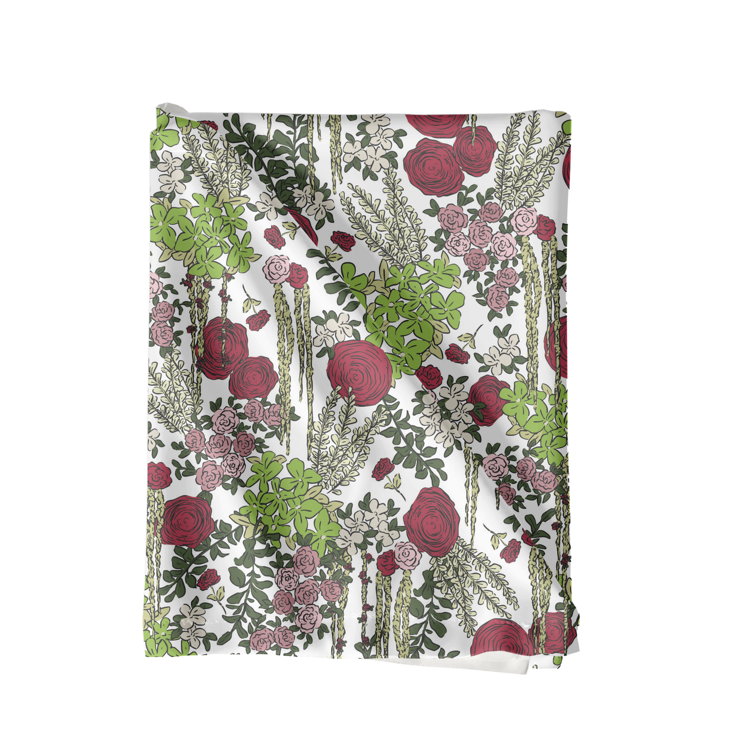 Chartreuse Rose Floral
