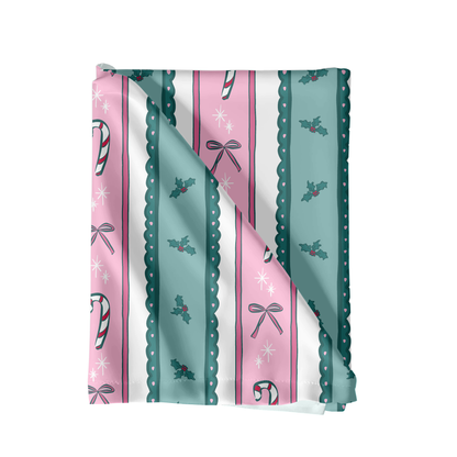 Coquette Christmas Stripe